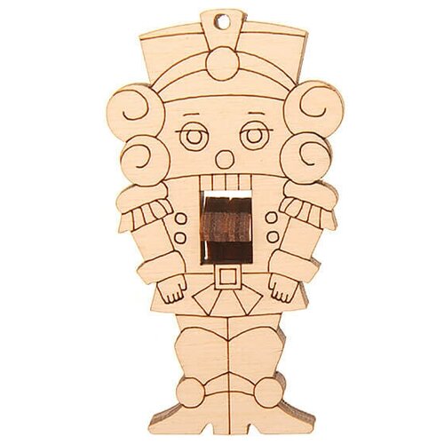 Щелкунчик деревянная заготовка для росписи 9,5 см 2 штуки