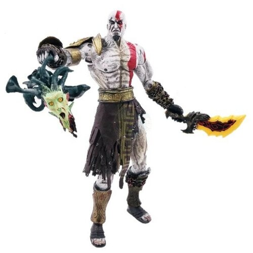 Фигурка Кратос с головой Медузы Горгона - Kratos Medusa Head фигурка кратос с головой медузы горгона kratos medusa head