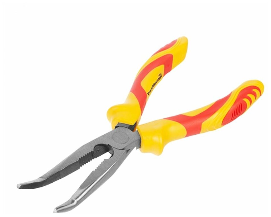 Тонкогубцы изогнутые Ремоколор Fine , 180мм, 34-5-418