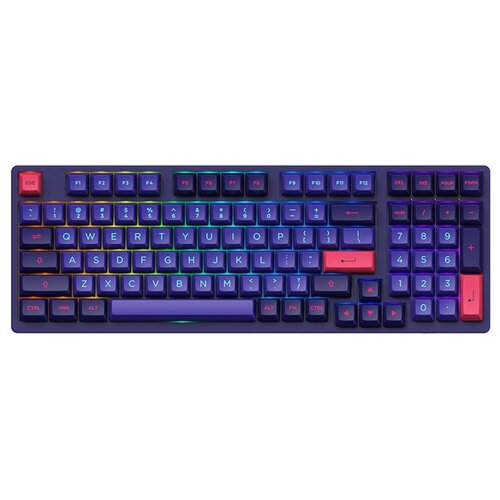 Клавиатура беспроводная/проводная AKKO 3098B RGB Neon (98 клавиш) Violet