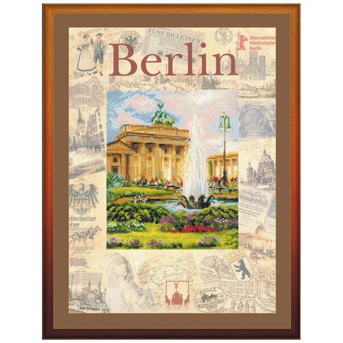 фото Набор для вышивания riolis частичная вышивка 0027 рт города мираберлин 30 х 40 см 1 шт. риолис