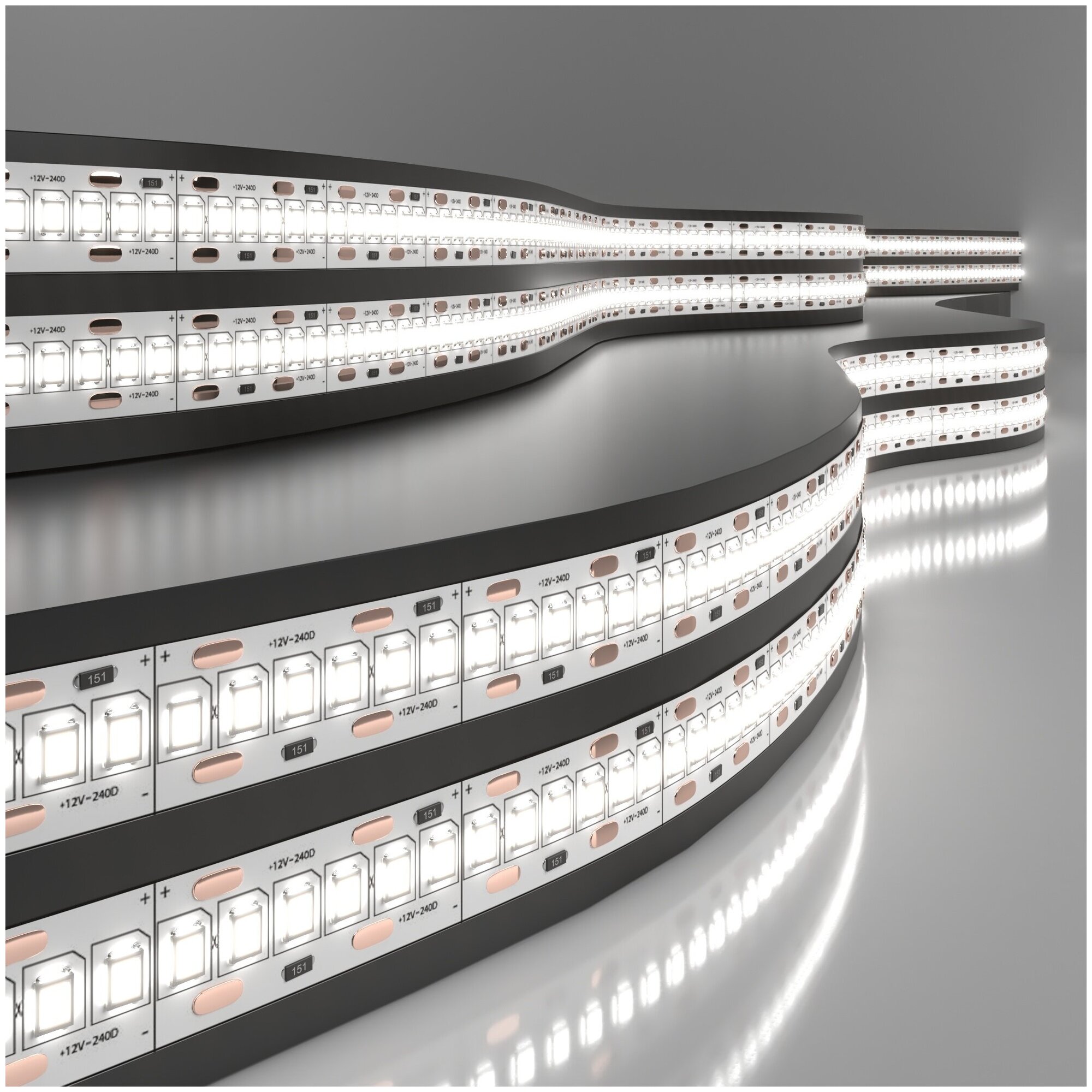 фото Светодиодная лента Elektrostandard 24W/m 240LED/m 2835SMD дневной белый 5M 4690389151637