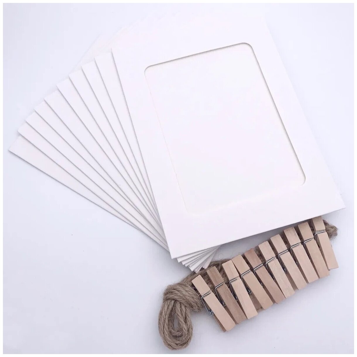 фото Рамки для фото из крафт-бумаги 15.5х11.5 см