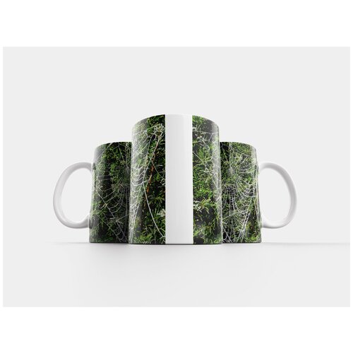 фото Кружка "зима, живая изгородь, паутина" 320 мл lotsprints