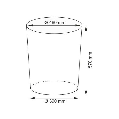 фото Плетеная корзина для белья с крышкой wasserkraft leine коричневый светлый wb-350-l