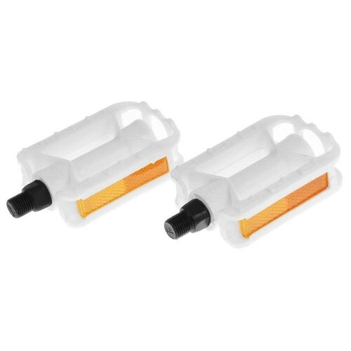 фото Педали xl-301, ось 1/2" цвет белый mikimarket