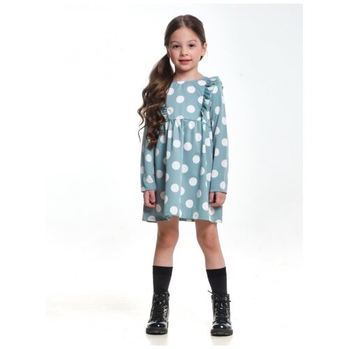 Платье для девочек Mini Maxi, модель 6938, цвет бирюзовый, размер 110