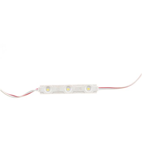 Светодиодный модуль линзованный SMD 2835, 3 LED, 12 В, 0.72 Вт, IP67, голубое небо (13000 К)