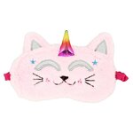 Маска для сна MISS PINKY мягкая (Котик розовый) - изображение