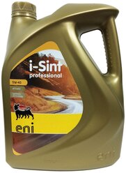 Синтетическое моторное масло Eni/Agip i-Sint Professional 5W-40, 5 л