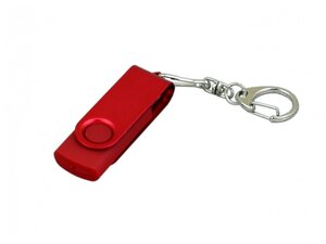 Флешка для нанесения Квебек Solid (32 Гб / GB USB 2.0 Красный/Red 031 Портативная флешка для гравировки имени)