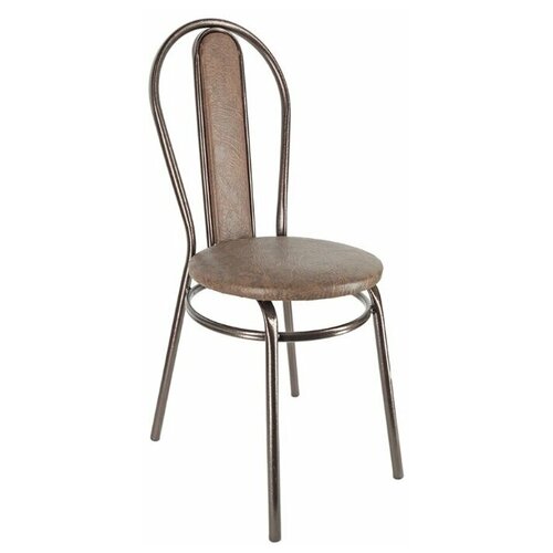 Венский стул на металлокаркасе коричневый 472455