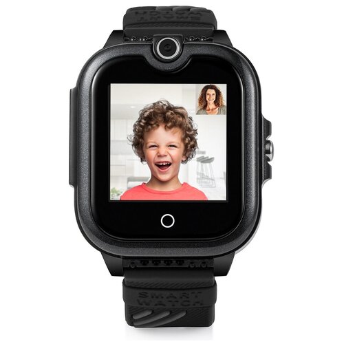 фото Детские смарт-часы 4g с видеозвонком kt13 smart baby watch wonlex черные