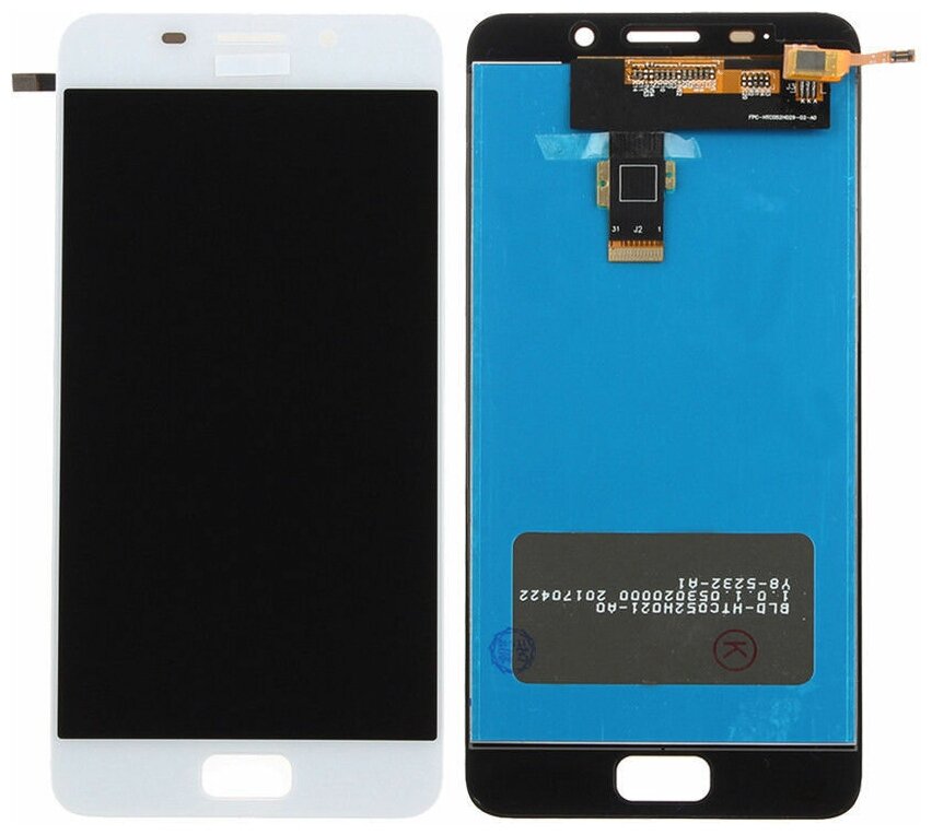 Дисплей (экран) в сборе с тачскрином для Asus ZenFone 3S Max (ZC521TL) белый