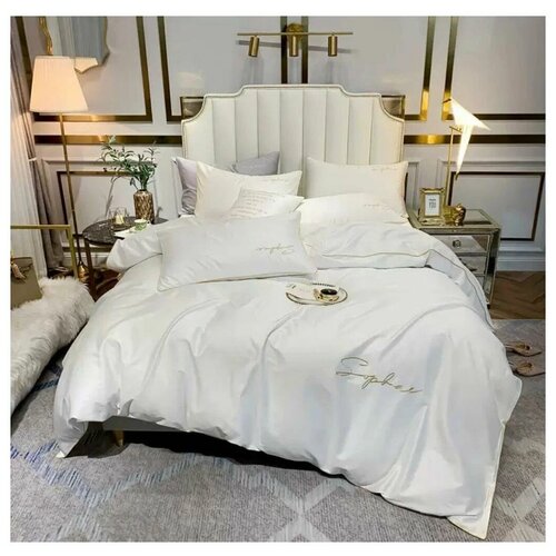 Однотонный комплект Евро- постельного белья Меnсу