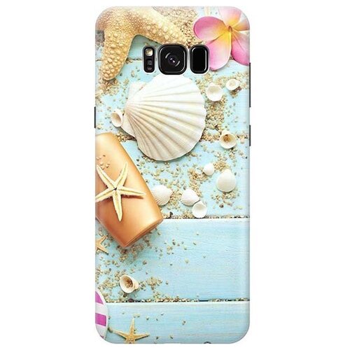 фото Re:pa чехол - накладка artcolor для samsung galaxy s8 plus с принтом "пляжный натюрморт"