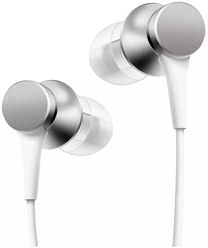 Наушники Xiaomi Mi In-Ear Headphones Basic Global для РФ, серебристый