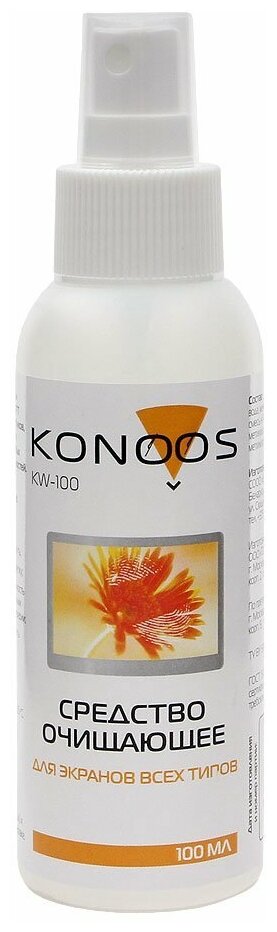 фото Konoos KW-100 чистящий спрей+многоразовая салфетка