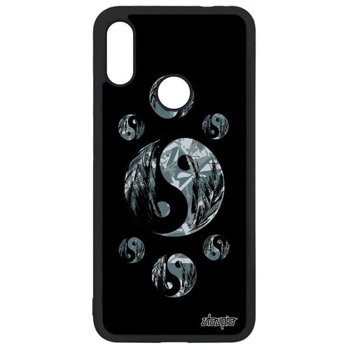 фото Защитный чехол на мобильный // xiaomi redmi note 7 // "инь и ян" буддизм экилибр, utaupia, черный