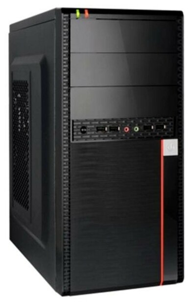 Exegate EX284037RUS Корпус Minitower BA-204U Black, mATX, , 2*USB+2*USB3.0, Audio