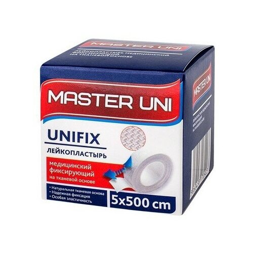 Пластырь медицинский на тканевой основе Master Uni 5см х 500см (5 шт/уп)