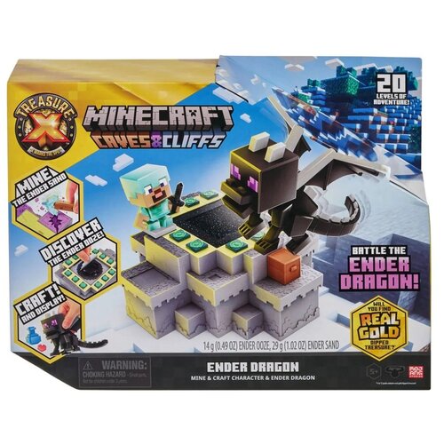 Игровой набор Treasure X Ender Dragon / Майнкрафт Эндер-дракон игровой набор treasure x золото драконов охотник сокровище в ассортименте