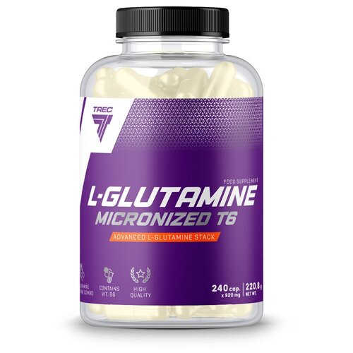 Trec Nutrition Аминокислота Trec Nutrition L-Glutamine Micronized T6, 240 капс