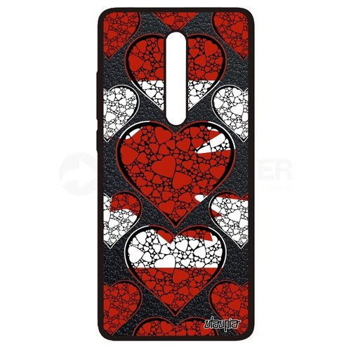 фото Защитный чехол на телефон // xiaomi redmi k20 // "флаг канады с сердцем" патриот стиль, utaupia, цветной