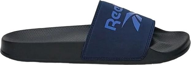 Шлёпанцы Reebok FULGERE SLIDE, размер 9 US, черный/синий/голубой