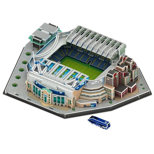 Chelsea FC , Челси Лондон , 3Д пазл стадиона Стемфорд Бридж , 3D пазл стадиона Stamford Bridge