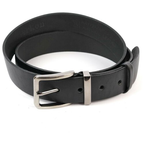 фото Мужской кожаный ремень arkon milano 4008-10 черный