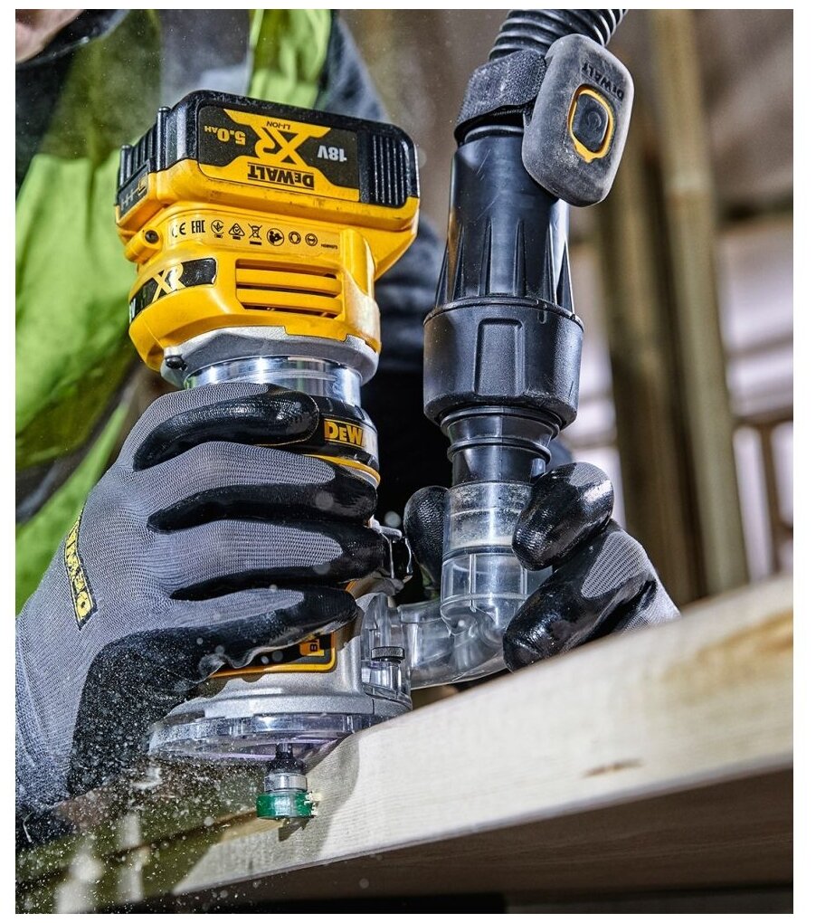 Фрезер аккумуляторный DeWALT Dcw600n-xj . - фотография № 6