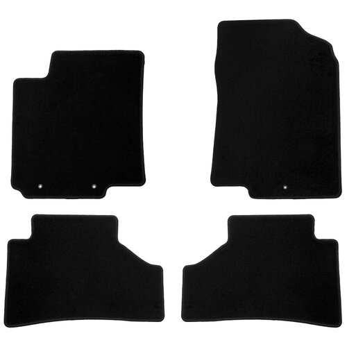 фото Коврики в салон klever econom kia rio 2011-2017, хб., сед., 4 шт. (текстиль)