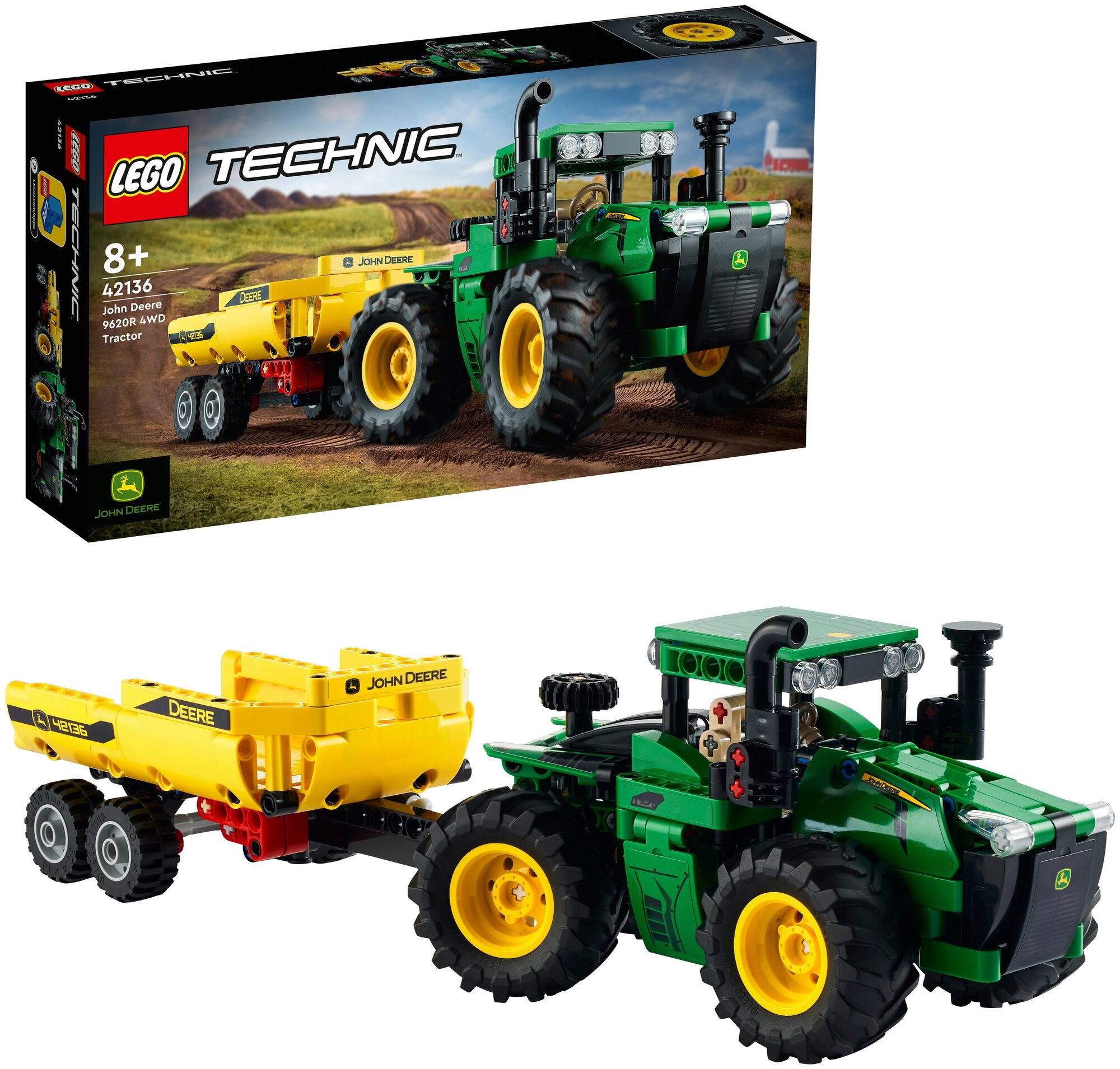 Конструктор Lego ® Technic™ 42136 John Deere 9620R 4WD Tractor