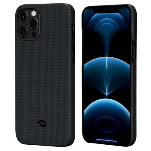 фото Чехол pitaka magez (ki1202p) для iphone 12 pro (black/grey)