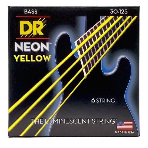 DR Strings NYB6-30 Струны для 6-струнной бас-гитары dr strings pb6 30 струны для 6 струнной бас гитары
