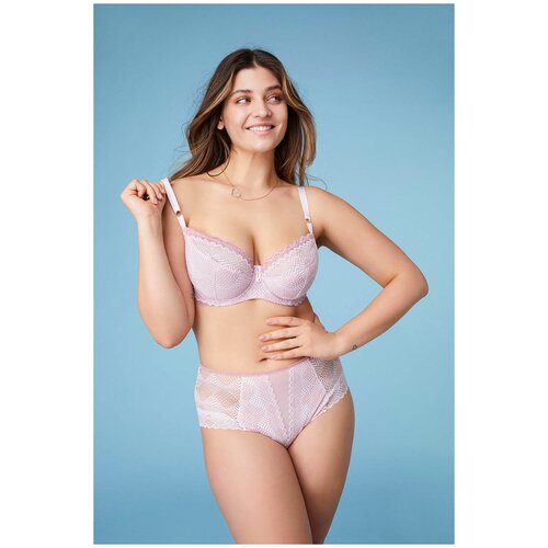 фото Бюстгальтер alles lior pu, розовый (размер: 80e)