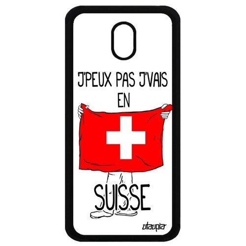 фото Чехол на мобильный // samsung galaxy j3 2017 // "еду в швейцарию" рисунок принт, utaupia, белый