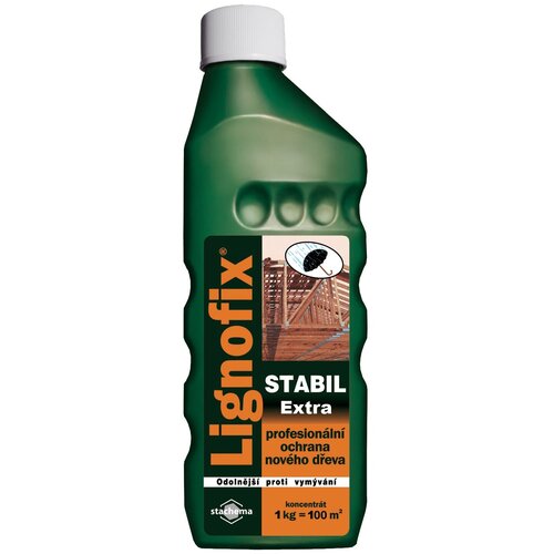 Профилактический антисептик для древесины Lignofix Stabil Extra, коричневый, концентрат, 1кг
