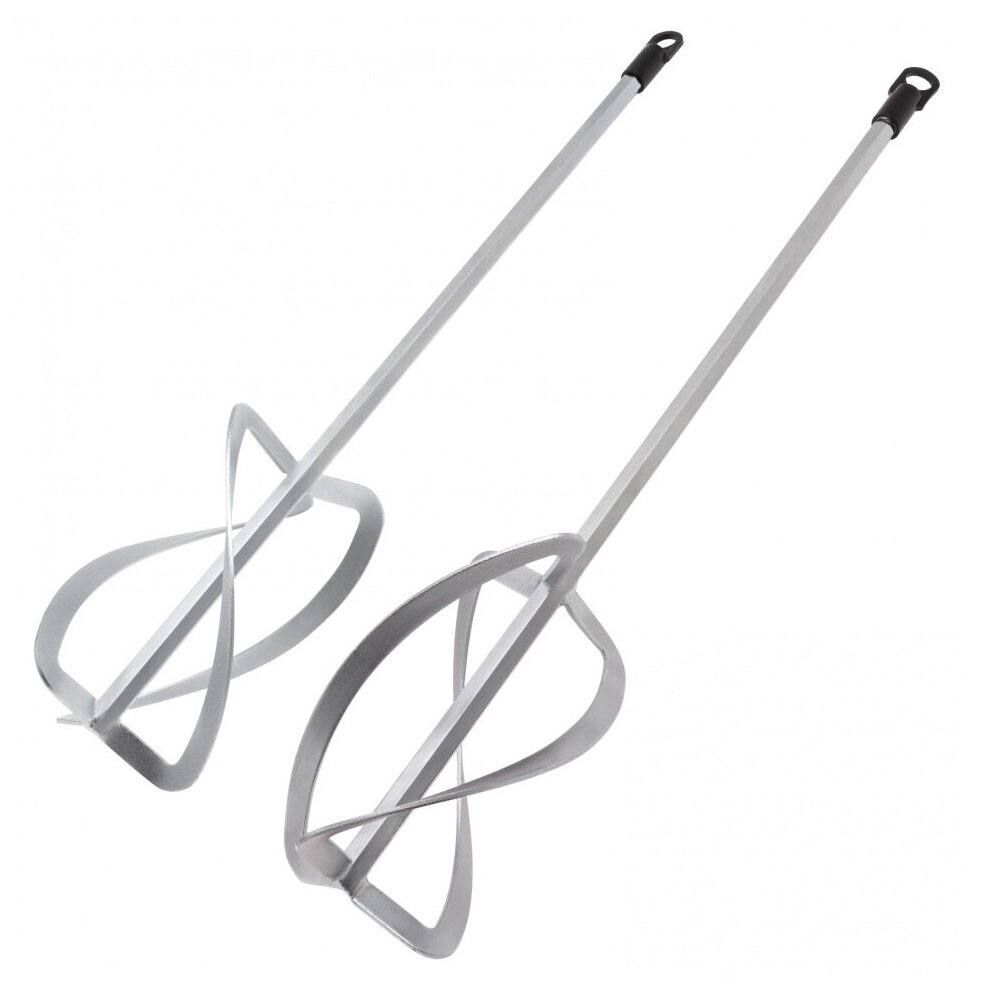 фото Комплект насадок для строительного миксера Denzel 2 шт, 220х560 мм, оцинкованные, хвостовик HEX13 84839