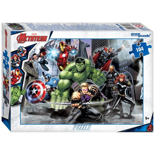 Пазл Черная вдова, Marvel, 104 детали / Step Puzzle пазл черная вдова marvel 560 деталей step puzzle