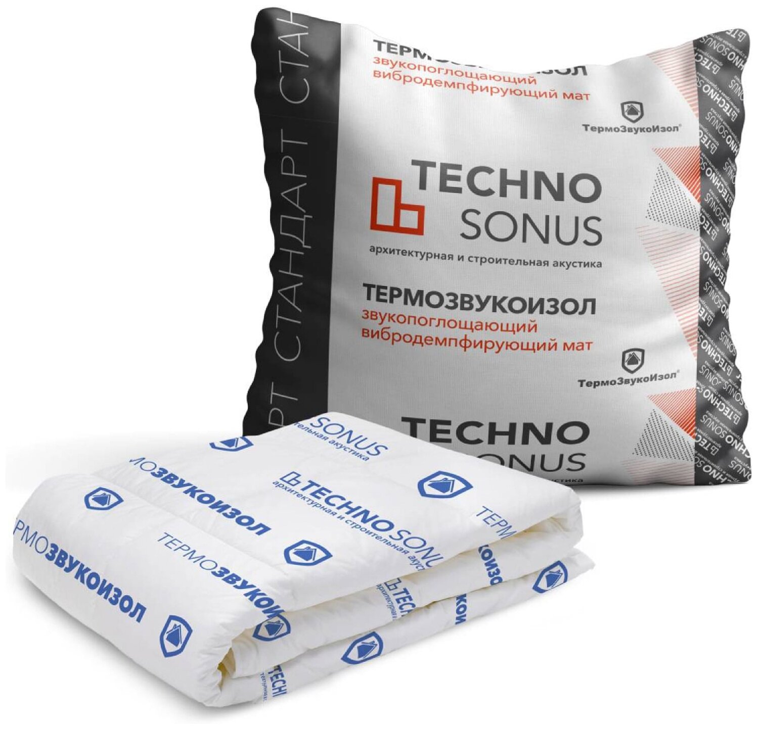 фото ТехноСонус ТермоЗвукоИзол стандарт 10000 x 1500 x 14 мм
