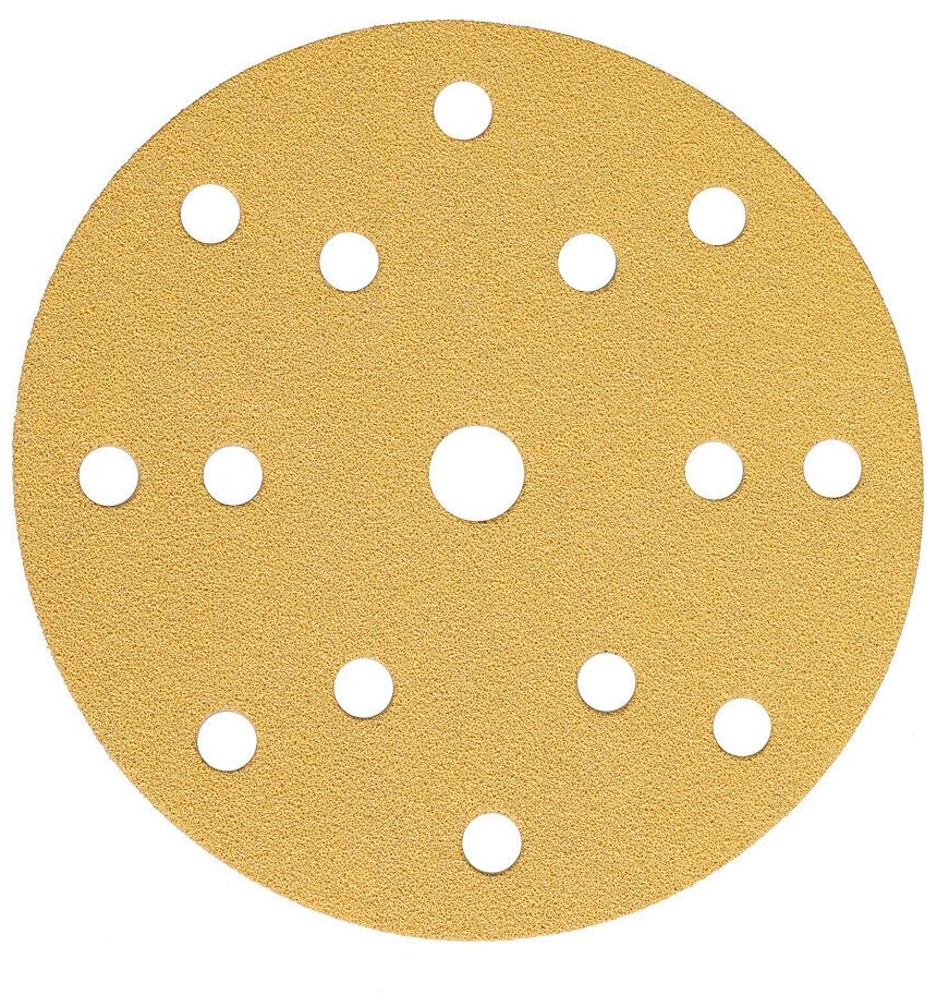 Абразив Mirka Gold (Мирка), диски 150 мм, 15 отверстий, зерно P 60, 10 шт.