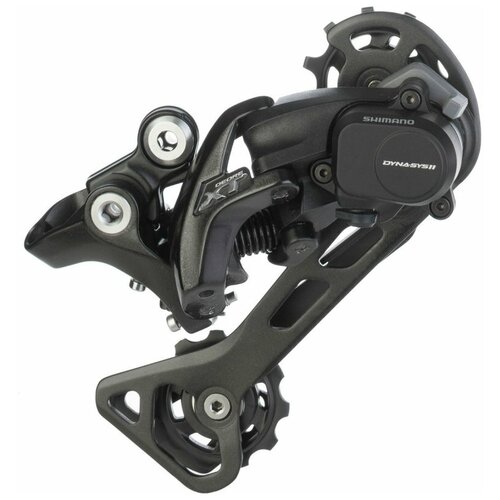 shimano переключатель задний shimano deore xt m8000 sgs top normal 11ск shadow цвет черный Переключатель задний SHIMANO XT M8000, SGS, 11 скоростей, Shadow+, IRDM8000SGS