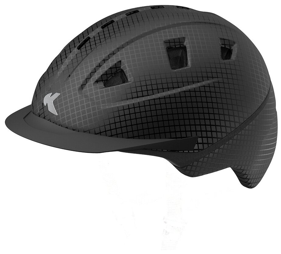 Шлем для конного спорта KED Basco II Black Mesh L