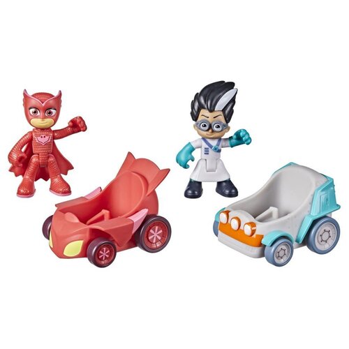 Игровой набор Hasbro PJ MASKS Герои в масках Машинки Алетт против Ромео (F2842), unisex  - купить