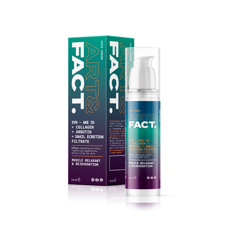 ARTFACT. / Антивозрастной увлажняющий крем для ухода за кожей лица c SYN-AKE 3 % (пептидом змеиного яда) и коллагеном