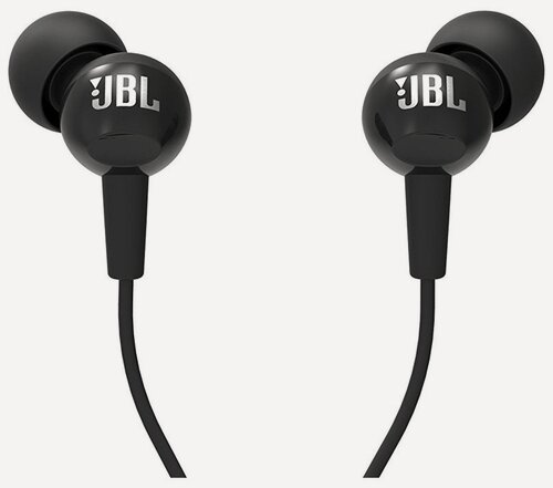 Изображение товара Наушники JBL C100SI, черный, 3.5мм, проводные, 1.2м, JBLC100SIUBLK
