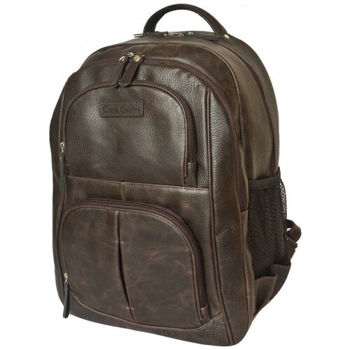 фото Кожаный рюкзак carlo gattini rivarolo 3071-04 темно-коричневый brown