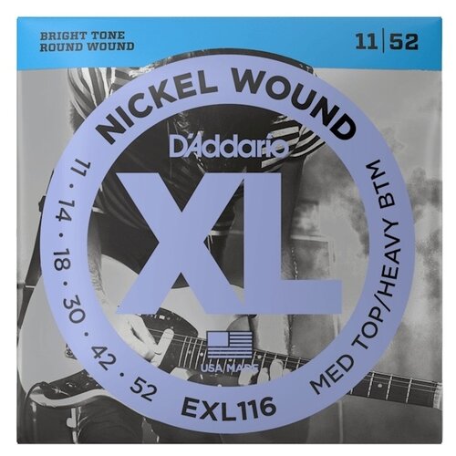 Набор струн D'Addario EXL116, 1 уп.